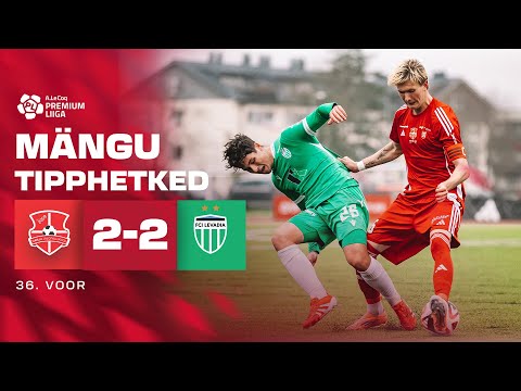 Harju JK Laagri - Tallinna FCI Levadia I 2:2 I A. Le Coq Premium liiga 36. voor I 2025