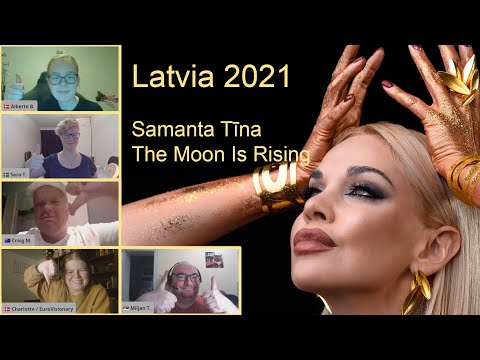 Eurovision Fan Panel react to Samanta Tīna - The Moon Is Rising (Latvia 2021)
