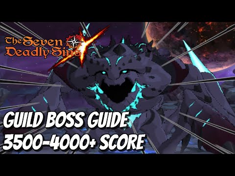 Kelak Guild Boss Guide! 3500-4000+ Score! No Derieri* (7ds Guide) Seven Deadly Sins Grand Cross