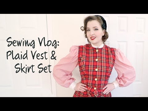 Making a Vest Set & New Year's Resolutions - Chatty Sewing Vlog