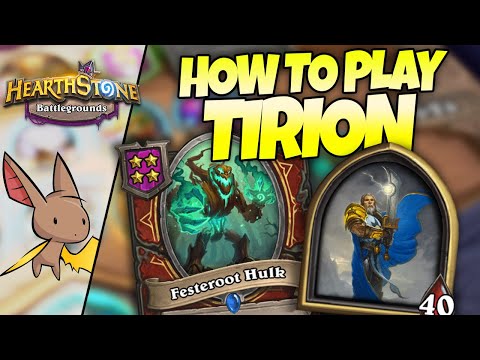 [NEW HERO] How to Build Tirion in Battlegrounds | Firebat Hearthstone