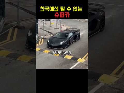 한국에선 탈 수 없는 슈퍼카