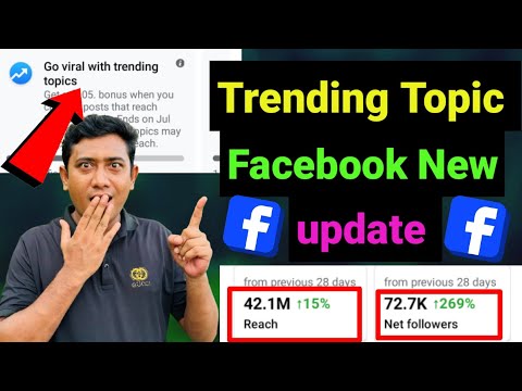 Facebook New Update || Go viral with trending topics | Facebook Trending Video || Saiful Vai Tech 