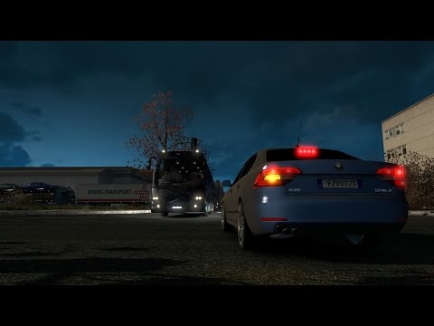 ETS2 [ŠKODA Superb] + ProMods 2.11 - Barcelona (FPSmania-1: NO overclock)