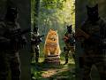 Fat Cat Army Takes Over The Forest 🐈‍⬛ BLACK CAT