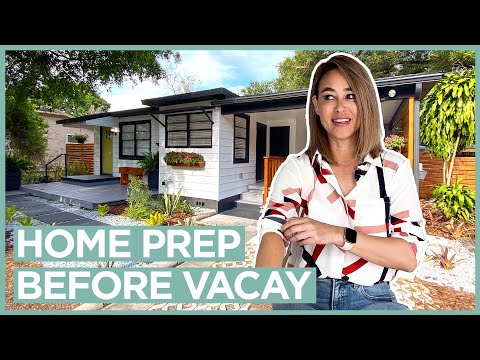 休暇に入る前に家を準備する方法 (How To Prepare Your Home Before Going on Vacation)
