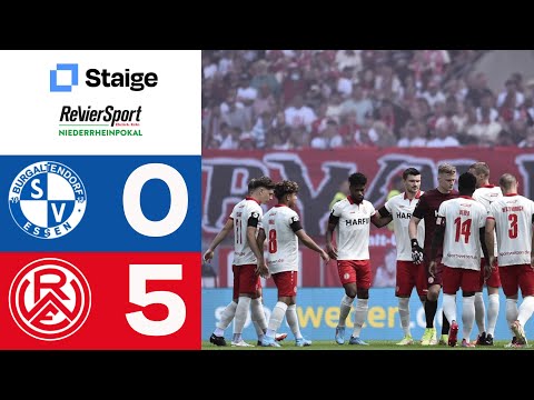 SV Burgaltendorf - Rot-Weiss Essen | Highlights 1. Runde Niederrheinpokal