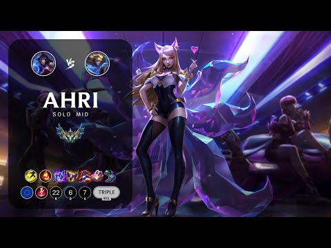 Ahri Mid vs Ezreal - EUW Challenger Patch 13.13