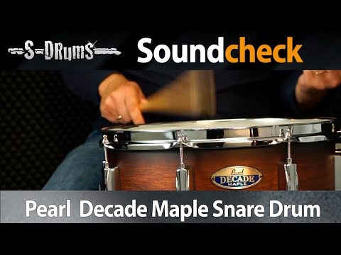 Демонстрация звучания малого барабана Pearl Decade Maple