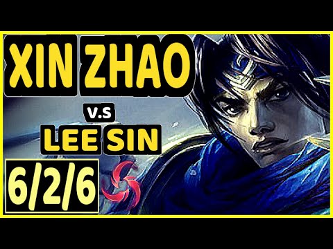 BLUERZOR (XIN ZHAO) vs LEE SIN - 6/2/6 KDA JUNGLE GAMEPLAY - EUW Ranked GRANDMASTER