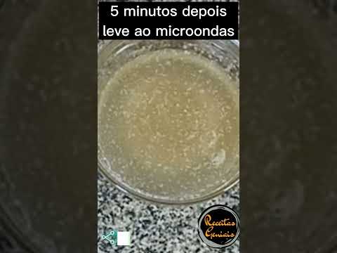 como hidratar gelatina em 1 minuto #shorts