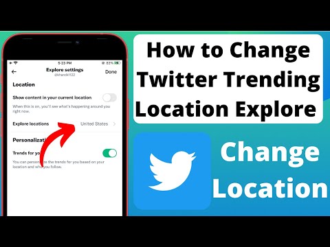 How to Change Twitter Trending Location Twitter Explore Location Change On iPhone or Android 2022