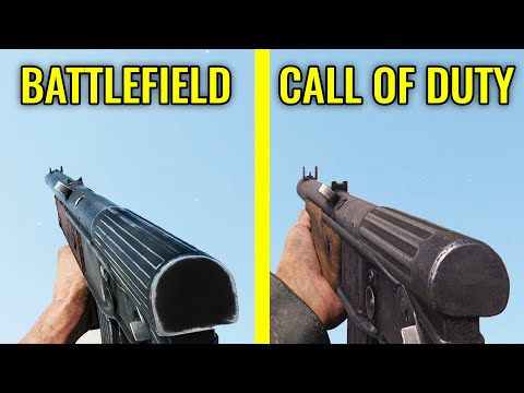 Battlefield 5 2020 vs Call of Duty WW2 - Weapons Comparison