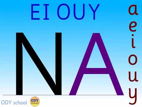 ODY.FR.A1.Les syllabes :  NA  NE  NI  NO  NU  NY