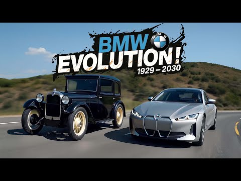 BMW Autoentwicklung | 1929 bis 2030 | 100 Jahre Transformation in 3 Minuten