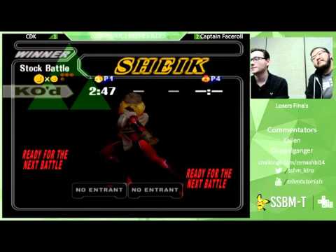 UCI 14 Losers Finals - CDK (Fox) vs Captain Faceroll (Sheik) - Super Smash Bros. Melee