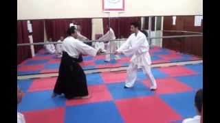 preview picture of video 'Démonstation Aikido Jodo - Takeda Ryu BM'