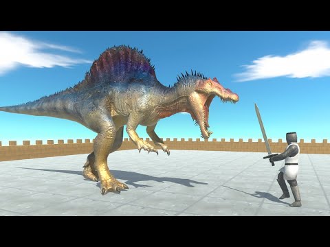 NEW SPINOSAURUS on Sky Platform vs EVERY UNIT - Animal Revolt Battle Simulator