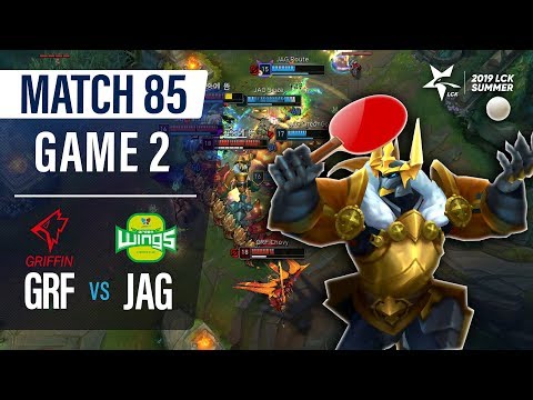 GRF vs JAG | Match85 Game2 H/L | 2019 LCK Summer