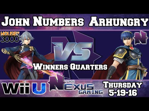 Ho3k| John Numbers (Corrin, WiiFit) vs Nexus| Arhungry (Marth) - Winners Quarters 5-19-16