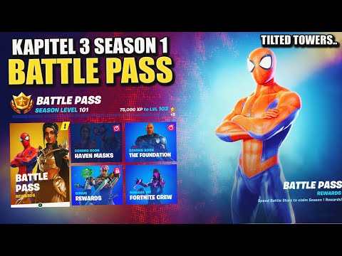 Fortnite Kapitel 3 SEASON 1 ist DA! (BATTLE PASS, TILTED TOWERS, NEUE MAP, TRAILER, LEAKS) (DEUTSCH)