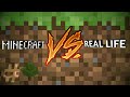 MINECRAFT VS REAL LIFE Hit The Tree