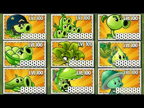 Tournament 16 GREEN Plants Ranged Attack - Who Will Win? - PvZ 2 v10.4.1 Plant vs Plant