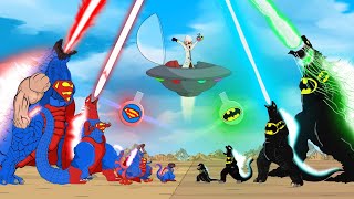 BATMAN GODZILLA vs SUPER SHIN GODZILLA: Who Is The King Of Monster? FUNNY | Godzilla Cartoon Movies