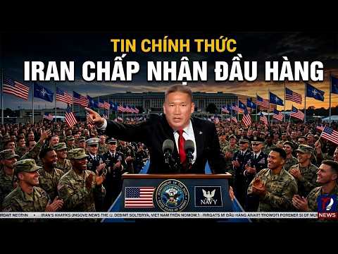 TIN CHÍNH THỨC TỪ NHÀ TRẮNG: Iran ĐẦU HÀNG khẩn cấp vào phút chót!