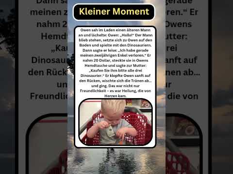 🔴Ein Lächeln, das ein Herz heilte