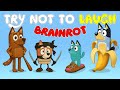 BRAINROT TRY NOT TO LAUGH BLUEY ️ I LOST MY BRAIN