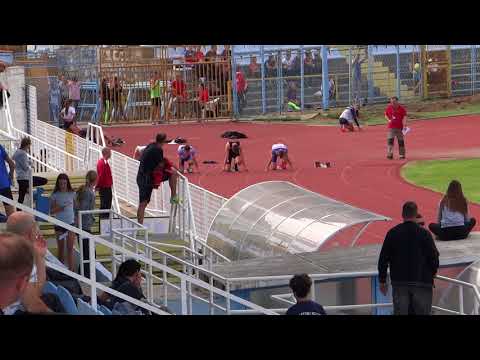 100m [M], II. skupina, Luka Dubajić - Kup Hrvatske FINALE za kadete i kadetkinje 2017