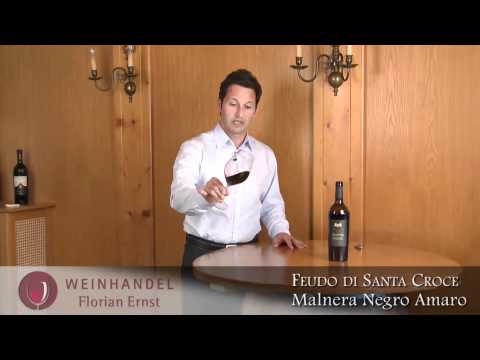 Italienischer Rotwein - Malnera Negro Amaro Malvasia Nera IGT - Feudo die Santa Croce -Vindio