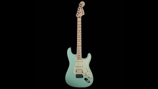 Video thumbnail for New Guitar Day - Fender American Performer Stratocaster HSS - Satin Seafoam Green 2018/19 by Broken Chains