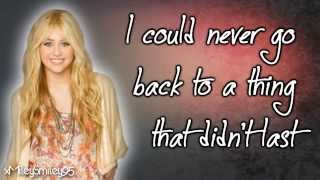 Hannah Montana - Que Sera (with lyrics)