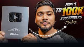 My youtube journey || Silver play button @thecompletemen