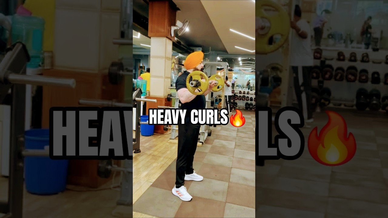 Barbell Curls Hit Different 💪 (Bicep Day)