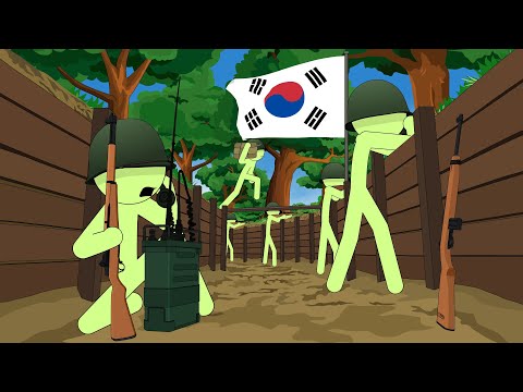 【W-A】The Korean War Stickman Animation