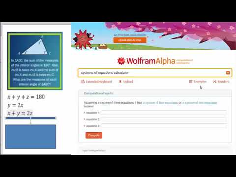 Wolframalpha Equation Solver