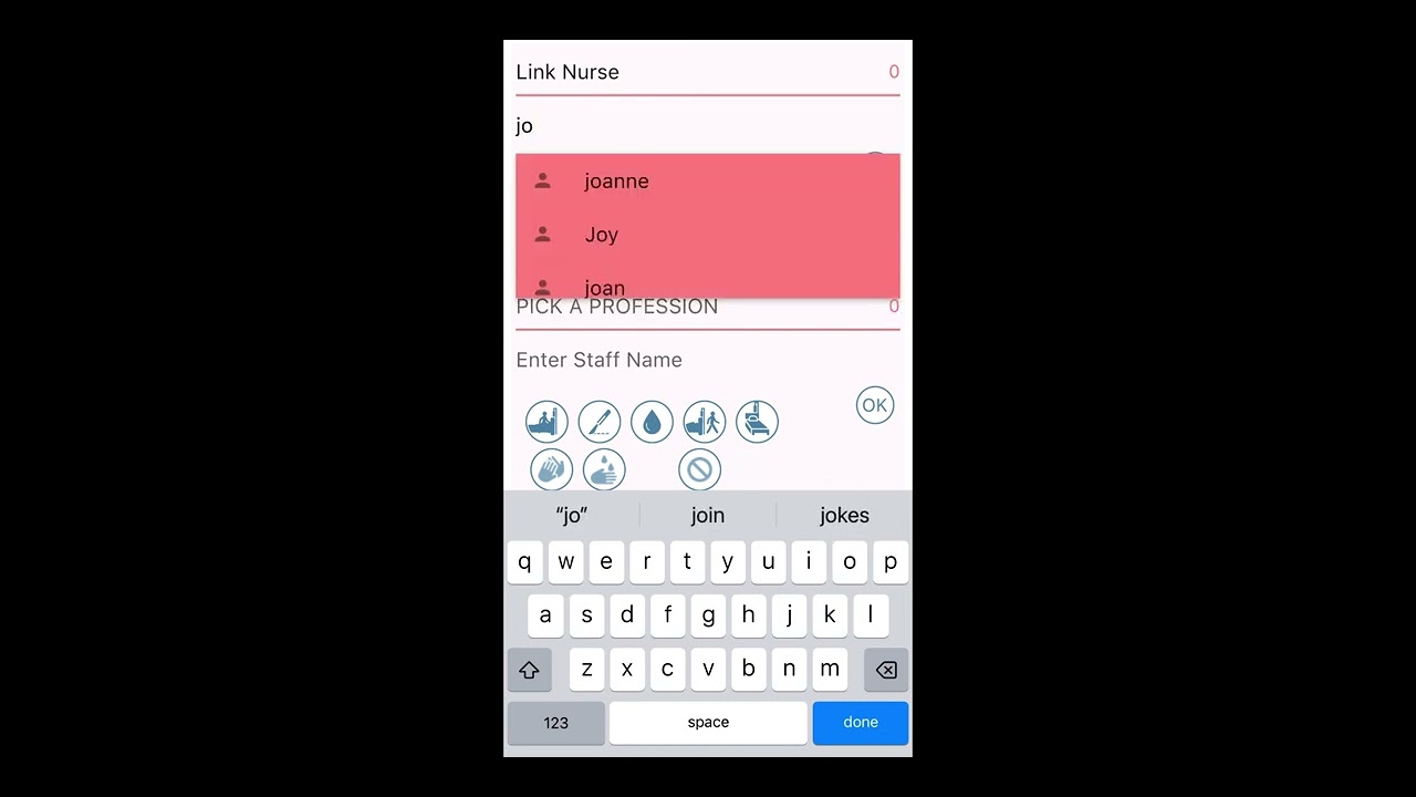 Capture Staff Name