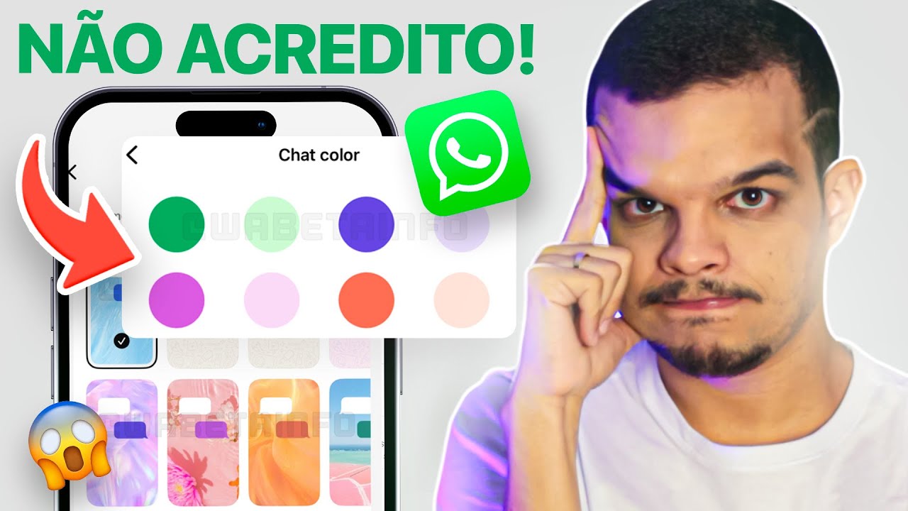 Os TEMAS do WhatsApp CHEGARAM! 😱 (Não como você imaginou)