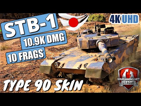 WoT STB-1 Gameplay (Type 90 skin) 10 Frags ♦ Medium Tank Review (4K 2020)
