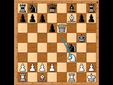 Žrtva Dame uz uvlačenje u matnu mrežu 👍🎯🎯🎯 HARTLAUB vs WORCH + Mat u dva poteza #2548