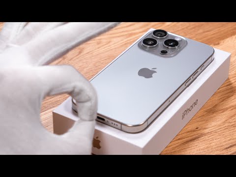 Apple iPhone 16 Pro Natural Titanium Unboxing 128 GB Aesthetic ASMR