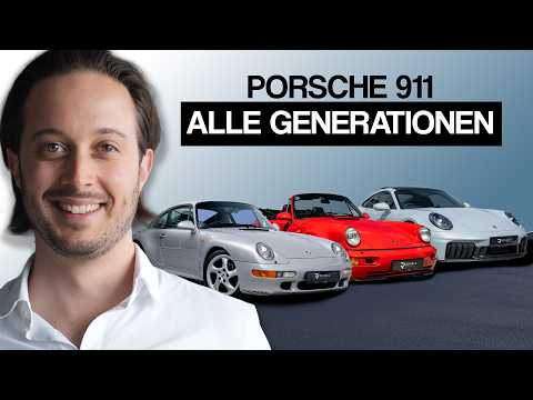 Porsche 911: Alle Generationen in 5 Minuten!
