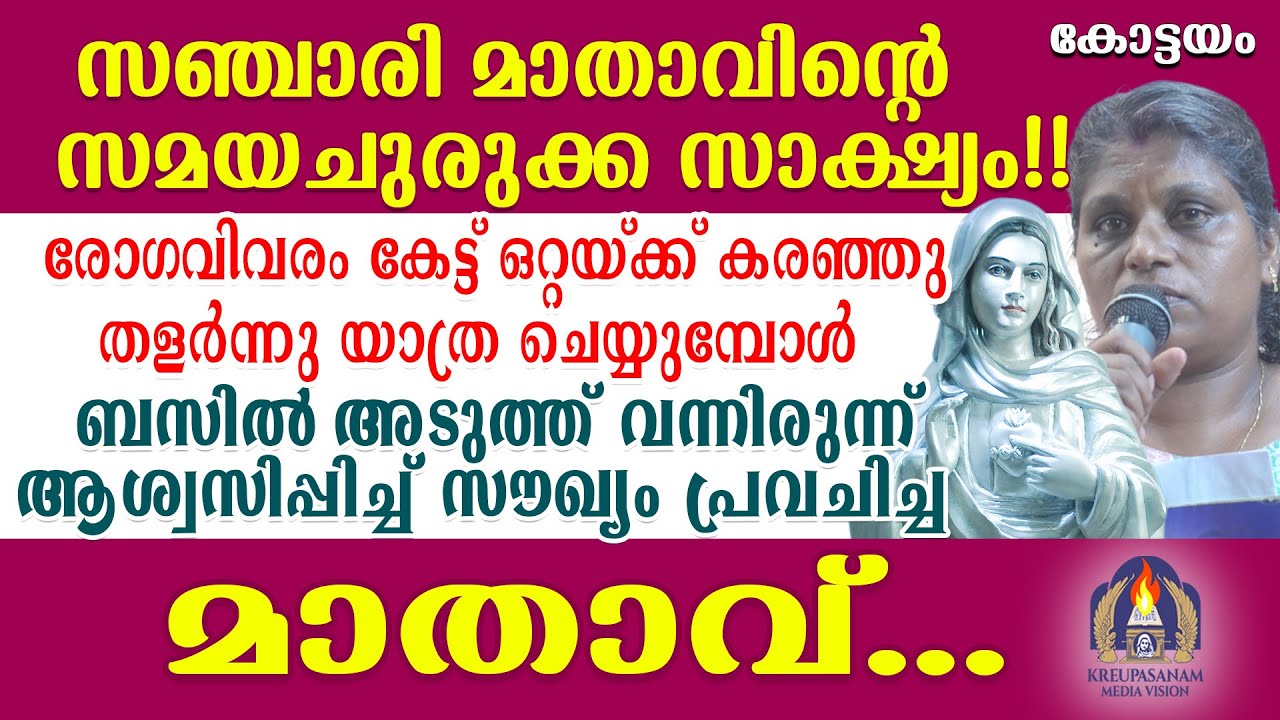സഞ്ചാരി മാതാവിന്റെ സമയചുരുക്ക സാക്ഷ്യം!!രോഗവിവരം കേട്ട് ഒറ്റയ്ക്ക് കരഞ്ഞു തളർന്നു യാത്ര ചെയ്യുമ്പോൾ