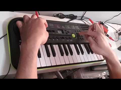 Casio SA-46 sound test + Boss RC-100 | nice budget keyboard (I'm not a keyboard player)