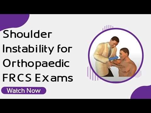 Shoulder Instability for Orthopaedic Exams