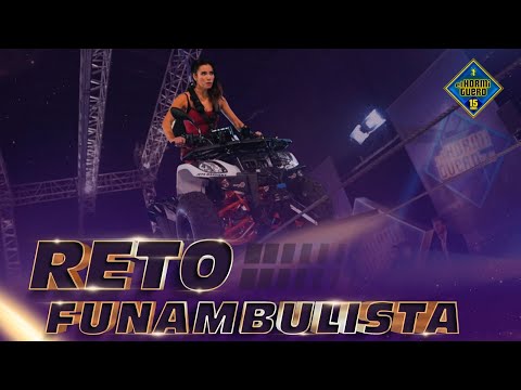 Pilar Rubio se convierte en funambulista con un quad - El Hormiguero