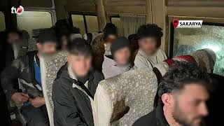 Sakaryada 32 Düzensiz Göçmen Yakalandı